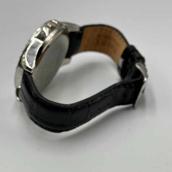 Saint James Watch Women Skull Head Dial Rhinestone Large Dial 42MM New Battery - Picture 7 of 13